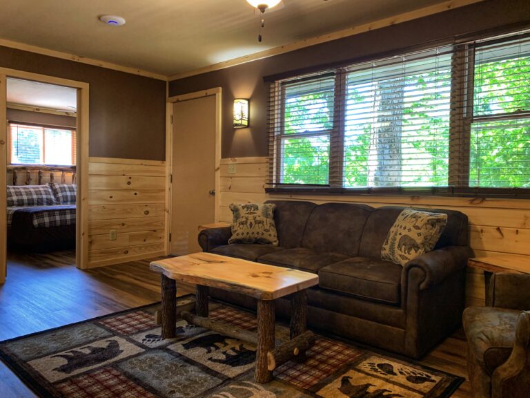 Lake George Cabins Living Room