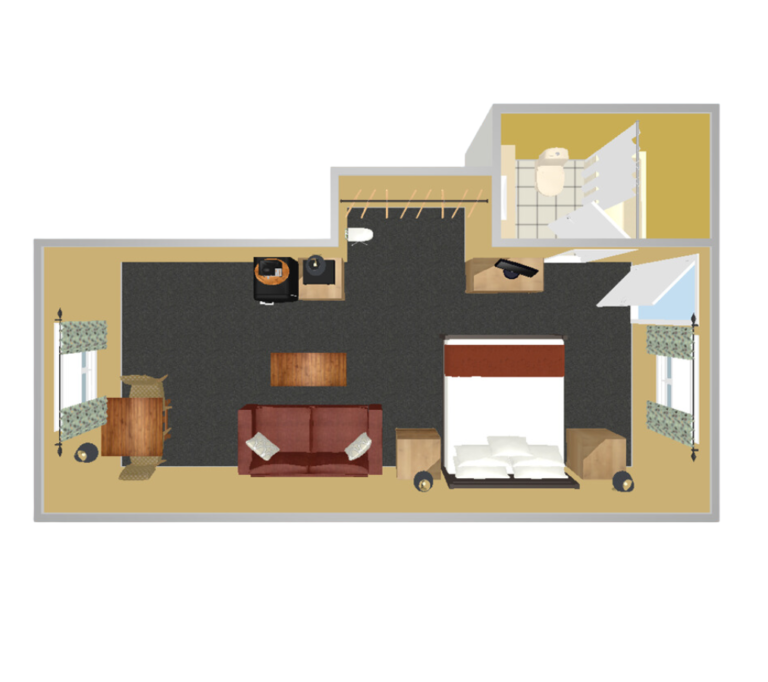 King Suite Layout