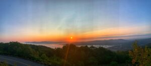 Sunrise at Prospect Mountain Summit